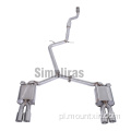 System zmodyfikowany rur wydechowych Audi A5 B8